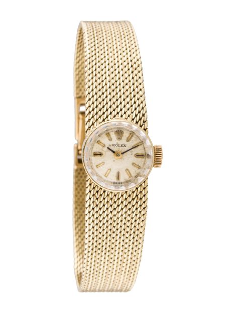 rolex chameleon ladies 14kt yellow gold watch|Rolex 14K Chameleon Watch .